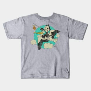 Felix The Cat Free Ride Kids T-Shirt